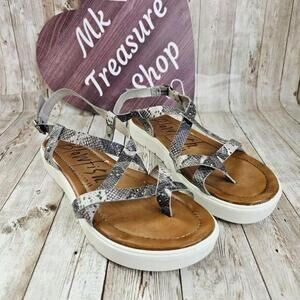 Women's Blowfish Malibu Sandals Size 7 Grey